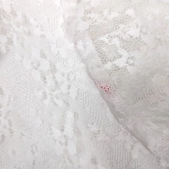 Vintage Ribbons & Lace Dress Girls Size 18m White Lace Christmas Holiday - Picture 4 of 6